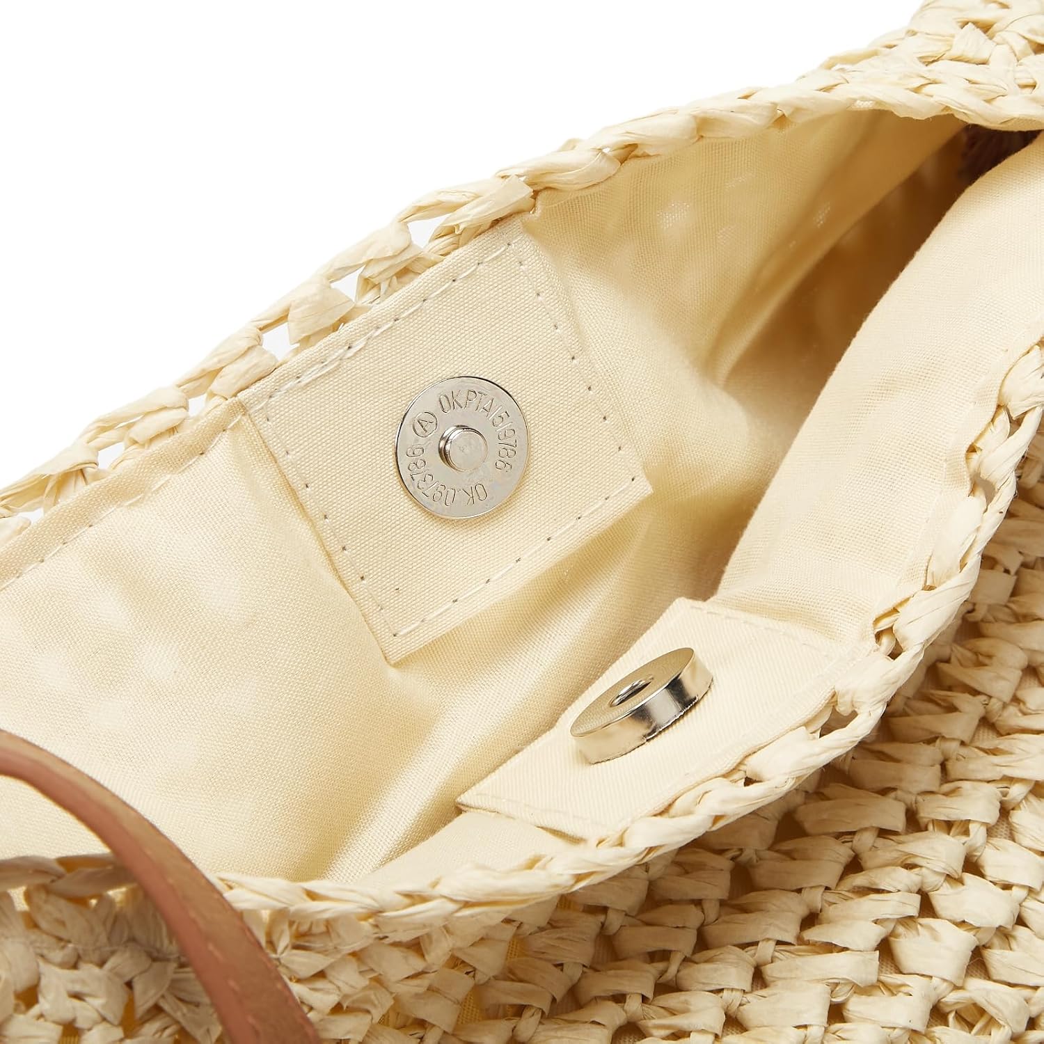 2025 Summer Straw Crossbody Bag Women Casual Handmade Woven Bag Fashion Beach Tote Large Handbag Rattan Dumpling Purse - Image 4