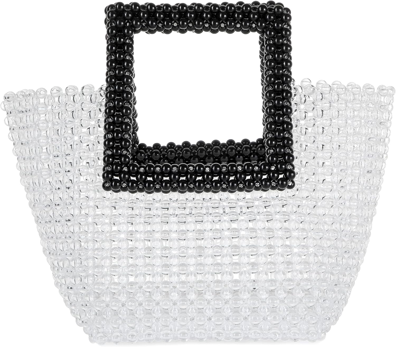 Abvokury YUSHINY Women Macaron Colored Acrylic Beaded Tote Handmade Bags for Wedding Evening Party - Image 8