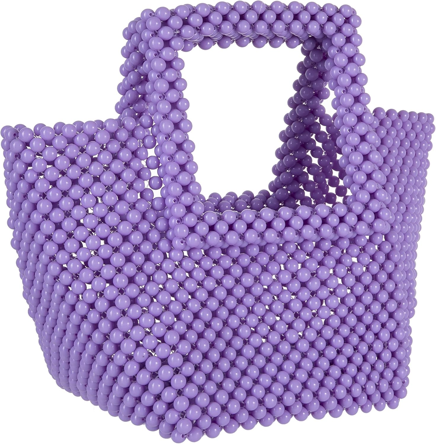 Abvokury YUSHINY Women Macaron Colored Acrylic Beaded Tote Handmade Bags for Wedding Evening Party - Image 2