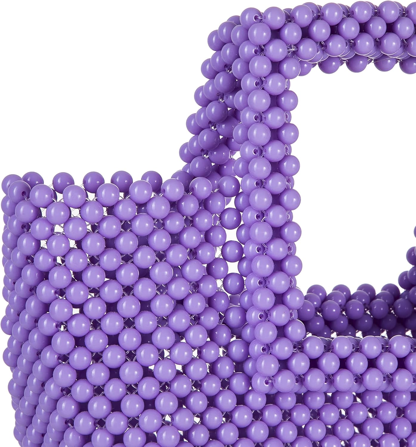 Abvokury YUSHINY Women Macaron Colored Acrylic Beaded Tote Handmade Bags for Wedding Evening Party - Image 3