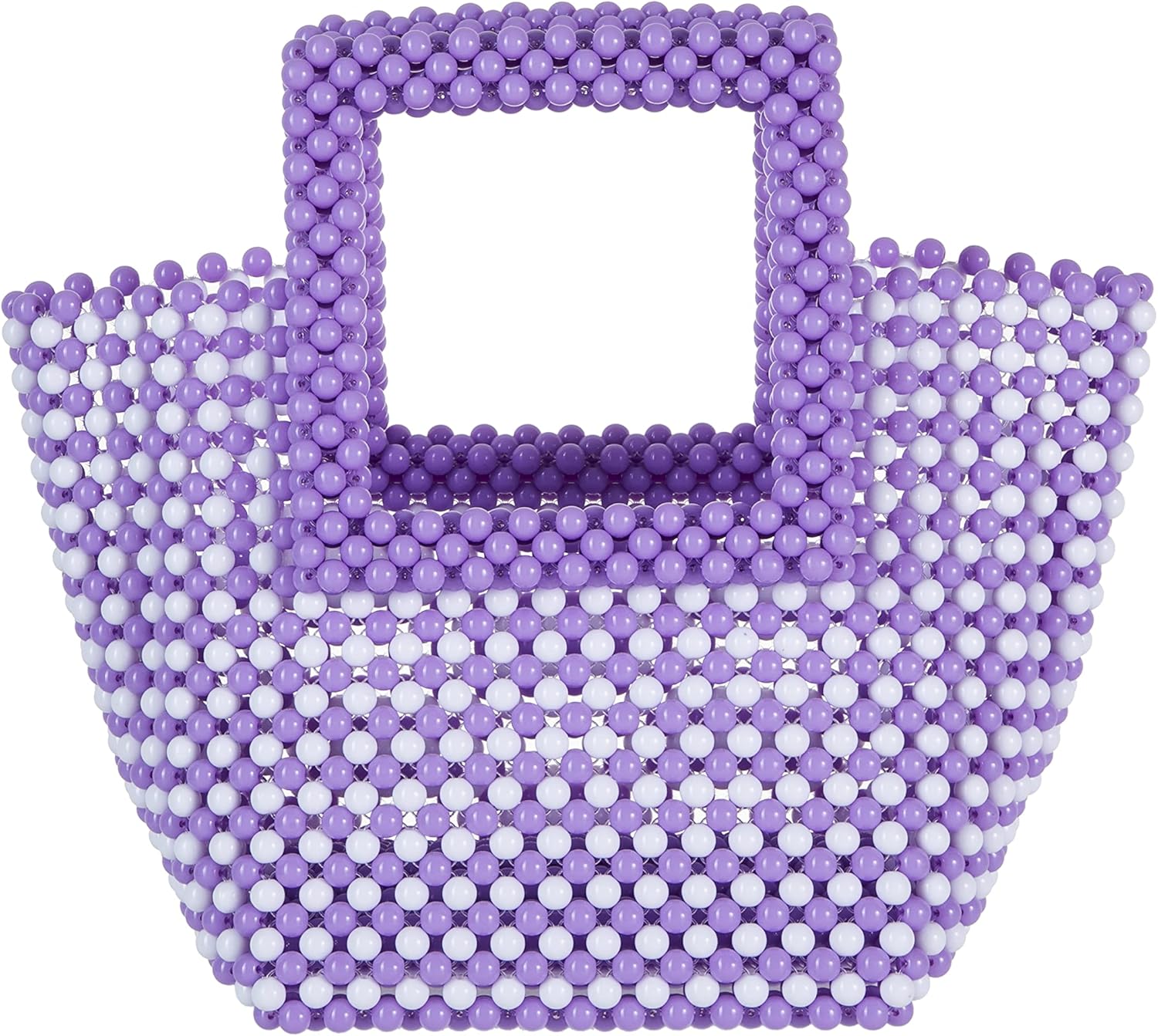 Abvokury YUSHINY Women Macaron Colored Acrylic Beaded Tote Handmade Bags for Wedding Evening Party - Image 9