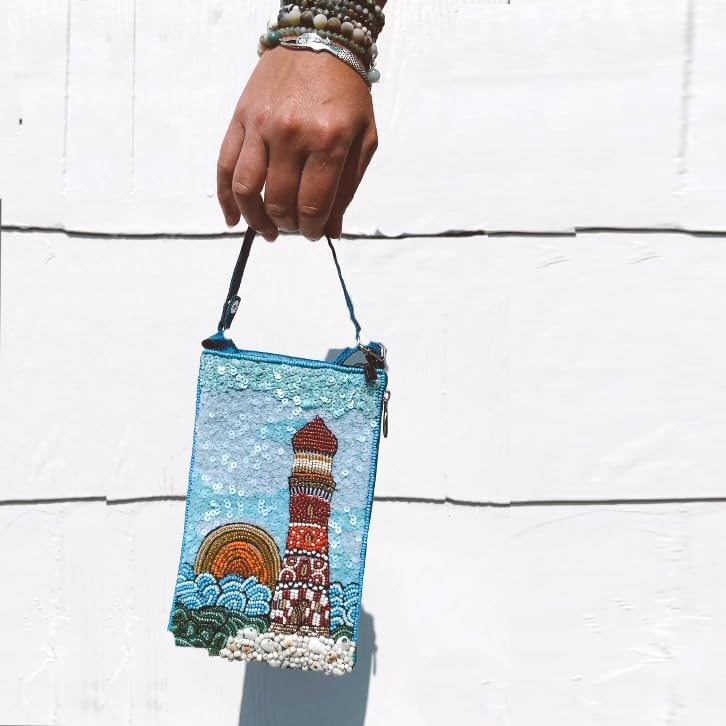 Alex Max Multicolor Parrot & Floral Straw Tote Bag, Handwoven Beach Basket Bag with Zip Top, Adjustable Strap, Lined Interior Pockets - Image 5