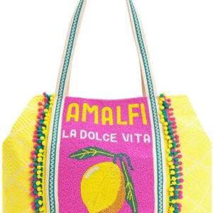Amalfi Beaded Tote – Coastal-Inspired Hand-Beaded Summer Bag
