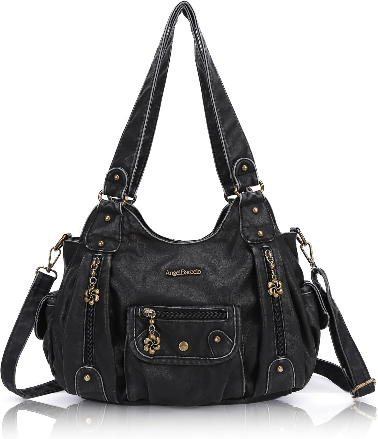 Angel Barcelo Purses for Women Soft PU Leather Shoulder Bag Crossbody Purse and Handbags - Image 10