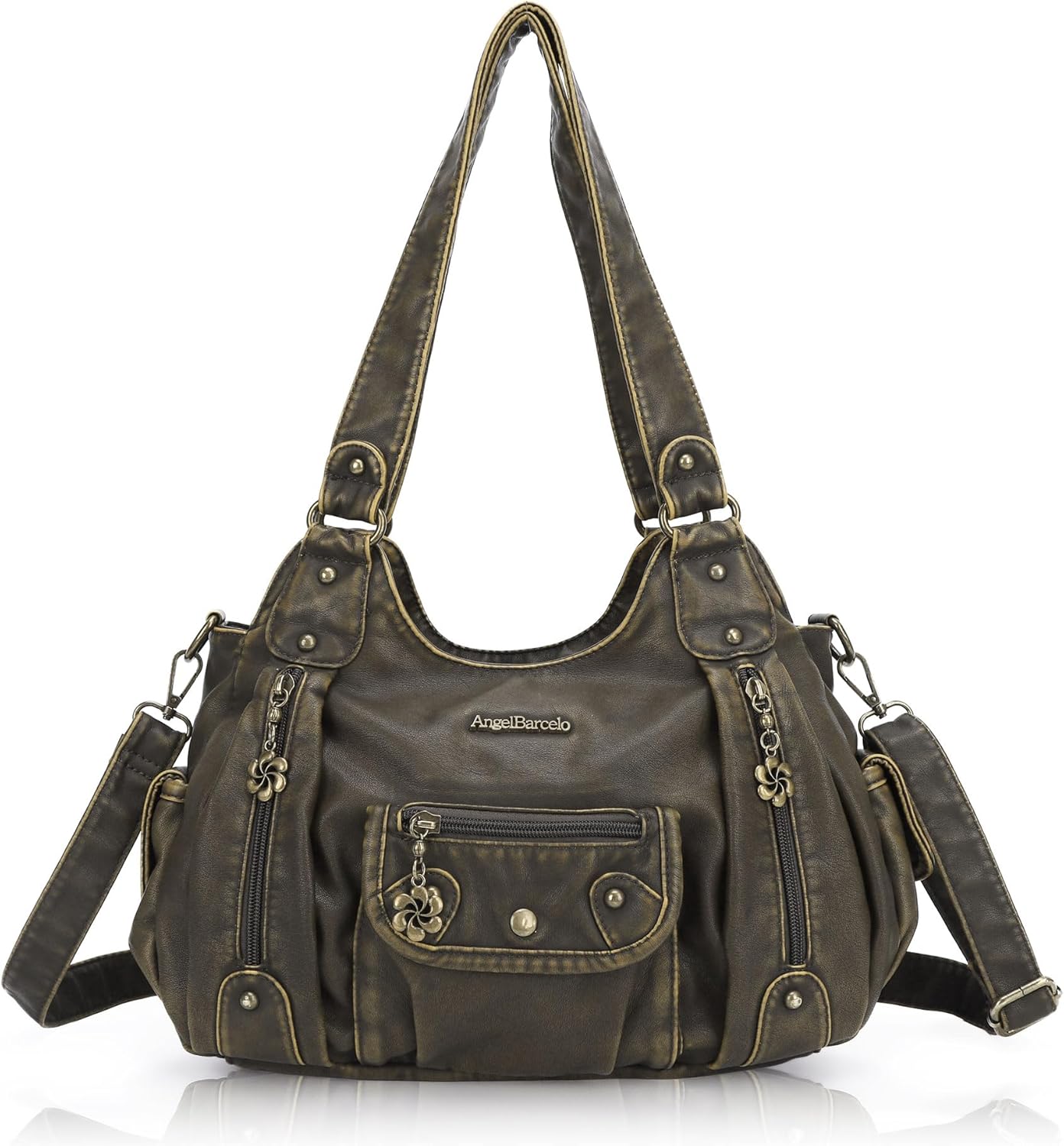 Angel Barcelo Purses for Women Soft PU Leather Shoulder Bag Crossbody Purse and Handbags - Image 25