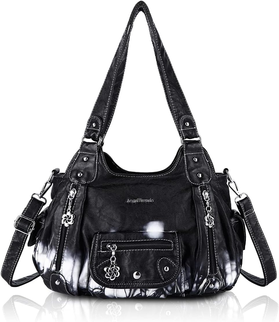 Angel Barcelo Purses for Women Soft PU Leather Shoulder Bag Crossbody Purse and Handbags - Image 26