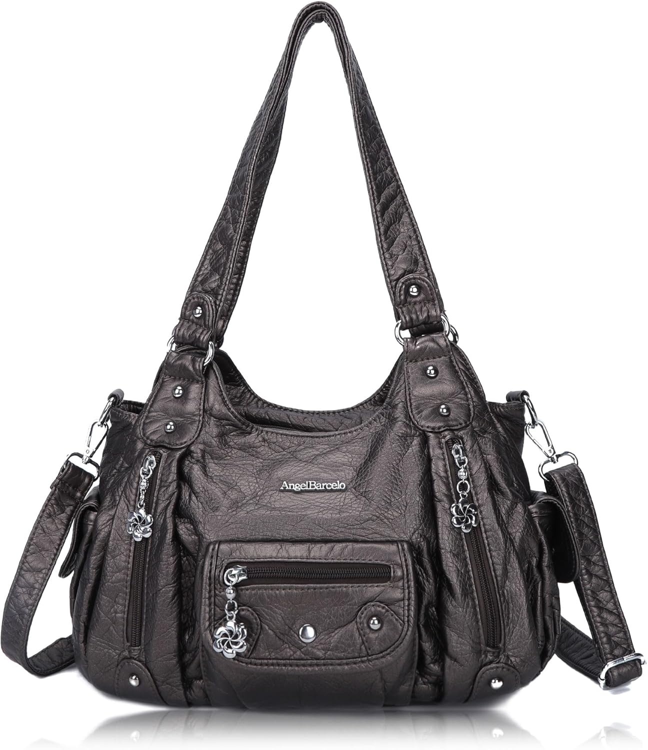 Angel Barcelo Purses for Women Soft PU Leather Shoulder Bag Crossbody Purse and Handbags - Image 20