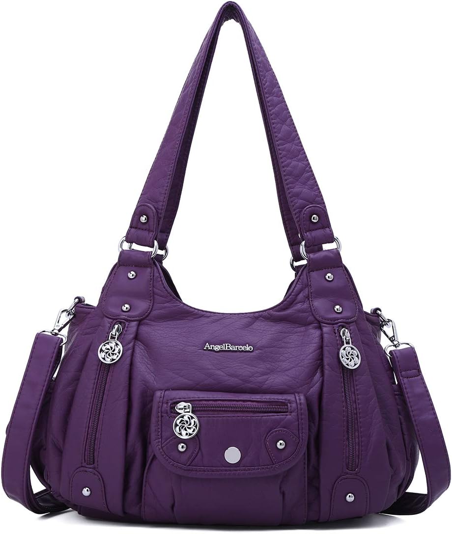 Angel Barcelo Purses for Women Soft PU Leather Shoulder Bag Crossbody Purse and Handbags - Image 24