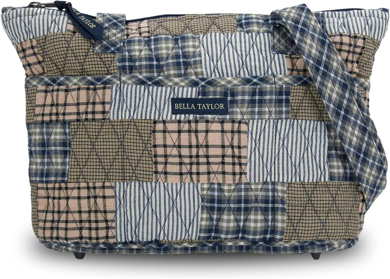 Bella Taylor Small Tote | Lightweight Quilted Fabric Purses for Women - Image 34