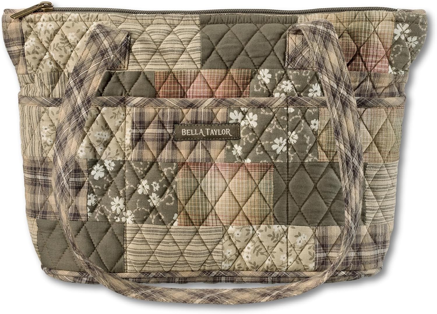 Bella Taylor Small Tote | Lightweight Quilted Fabric Purses for Women - Image 26