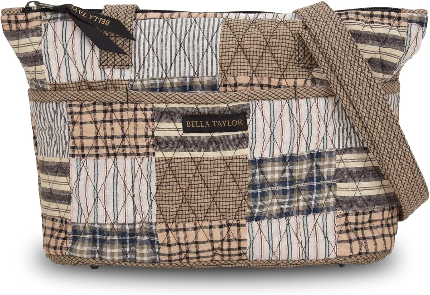 Bella Taylor Small Tote | Lightweight Quilted Fabric Purses for Women - Image 11