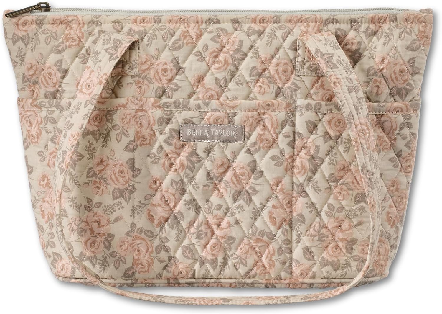 Bella Taylor Small Tote | Lightweight Quilted Fabric Purses for Women - Image 32