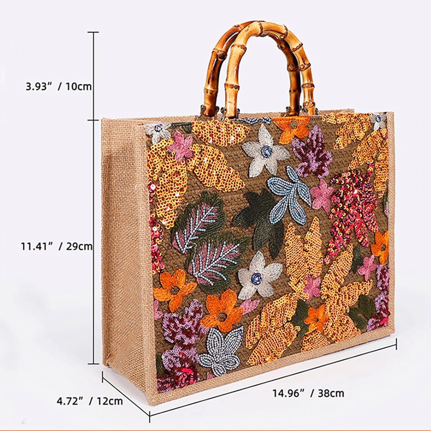 Bohemian Handbag Tote Bag Shoulder Bag Beach Bag for Women - Image 2