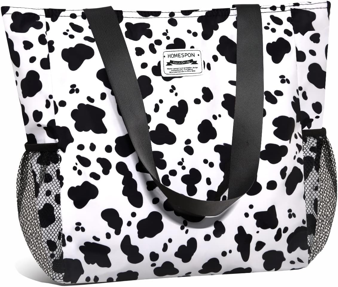 Buringer Large Waterproof Beach Bag for Women Sandproof Tote Bag with Zipper and Pockets Pool Bag for Travel Gym Vacation - Image 11