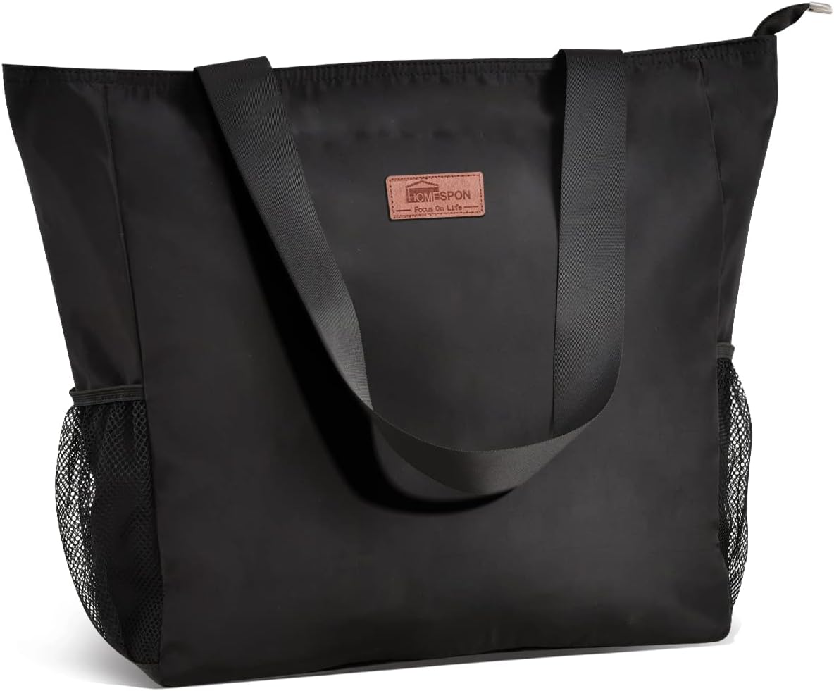 Buringer Large Waterproof Beach Bag for Women Sandproof Tote Bag with Zipper and Pockets Pool Bag for Travel Gym Vacation - Image 10