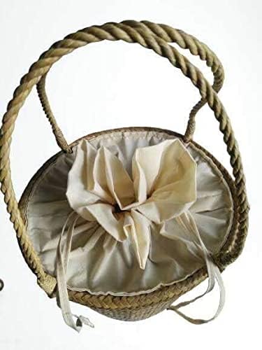 Custom, Made To your Own Order Portrait Painting Woven Straw Bags Summer Beach Tote Bag for Women 100% Handmade (A13) - Image 3