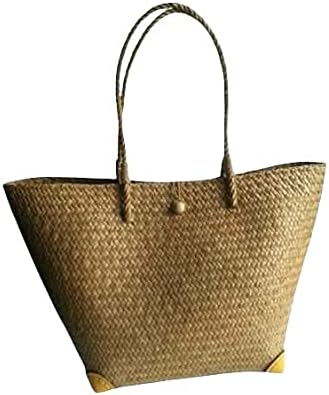 Custom, Made To your Own Order Portrait Painting Woven Straw Bags Summer Beach Tote Bag for Women 100% Handmade (A15)