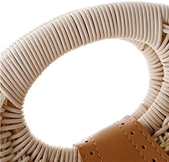 Handmade Straw Beach Bag for Women Summer Woven Tote Bag Rattan Handbag Hobo Bohemian Vacation Shell Box Bags - Image 5