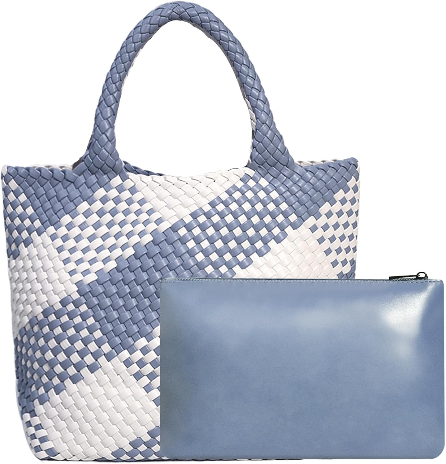 JINMANXUE Fashion Woven Bag Shopper Bag Travel Handbags and Purses Women Tote Bag Large Capacity Shoulder Bags - Image 35