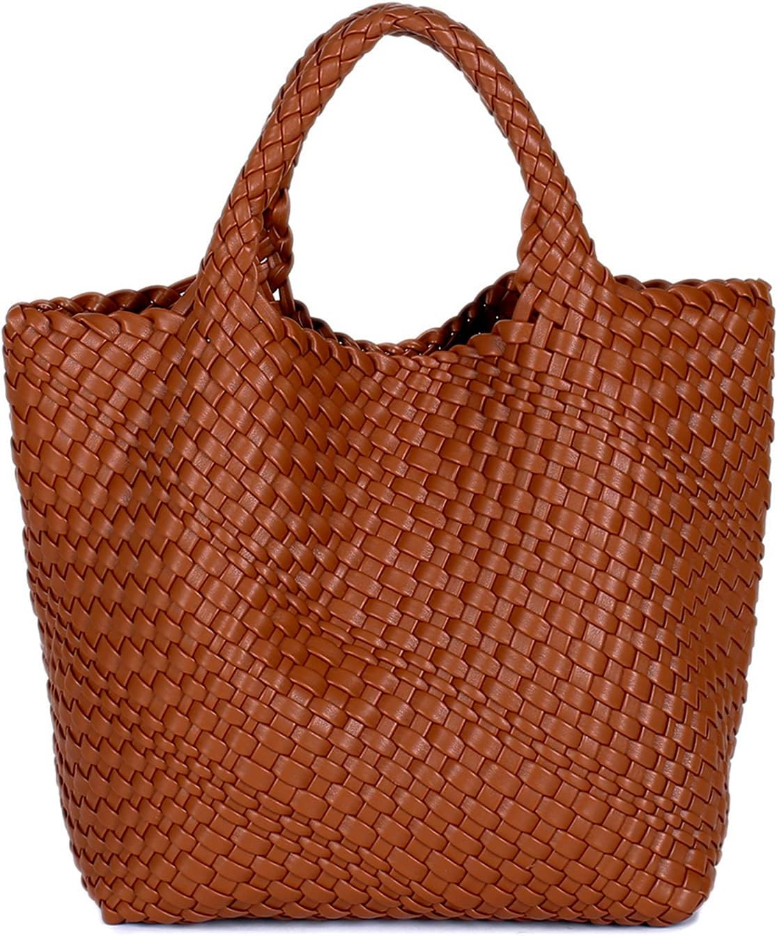 JINMANXUE Fashion Woven Bag Shopper Bag Travel Handbags and Purses Women Tote Bag Large Capacity Shoulder Bags - Image 14