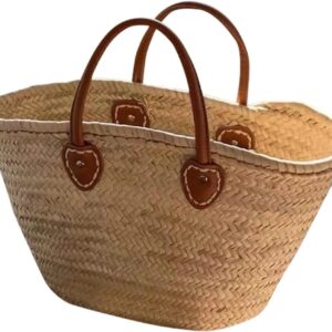 KDEGK BIG Summer Handmade Bags Women Beach Weaving Ladies Straw Bag Wrapped Beach Bag Rattan Kintted Top Handle Handbags Travel Totes