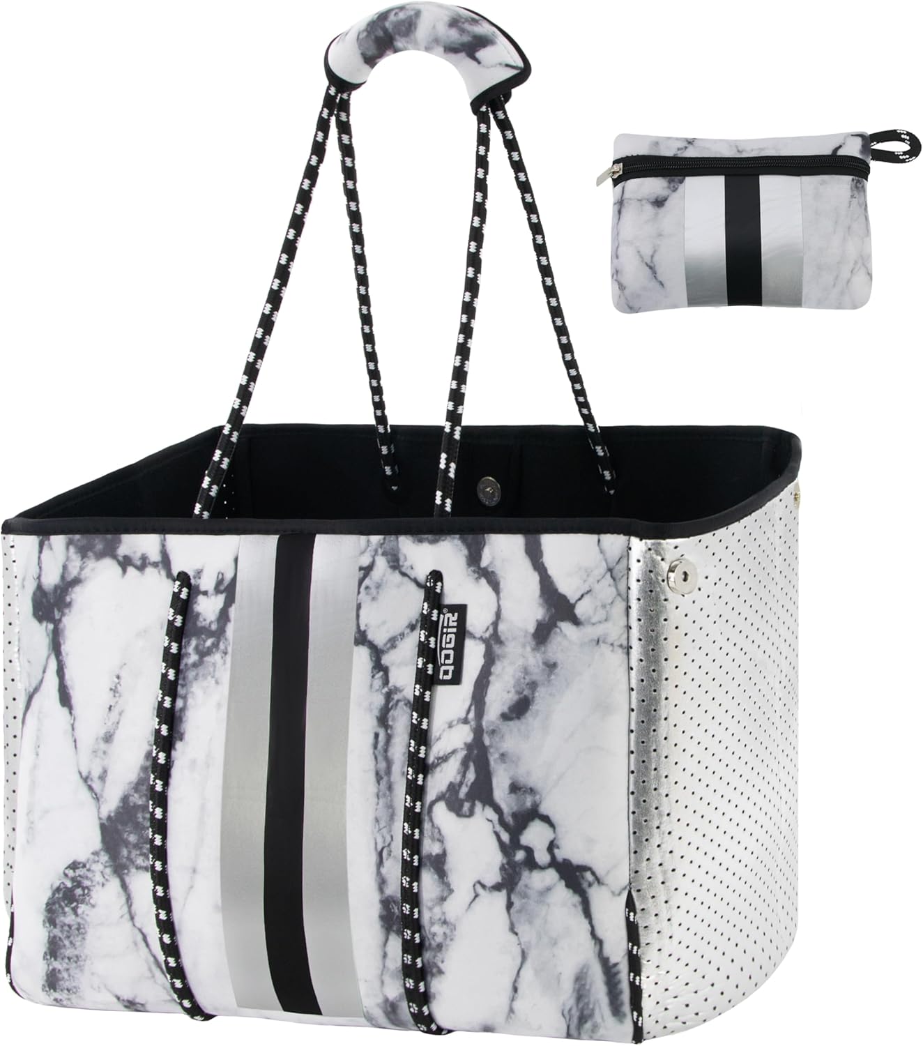 QOGiR Neoprene Multipurpose Beach Bag Tote with Inner Zipper Pocket \u2026 \u2026 \u2026 \u2026 - Image 17