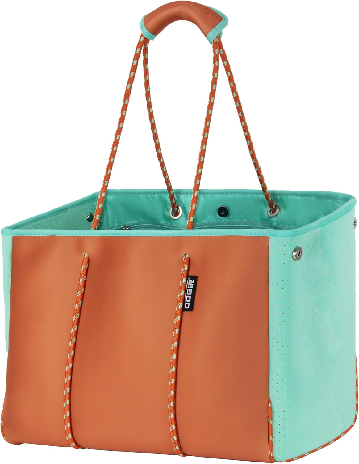 QOGiR Neoprene Multipurpose Beach Bag Tote with Inner Zipper Pocket \u2026 \u2026 \u2026 \u2026 - Image 8