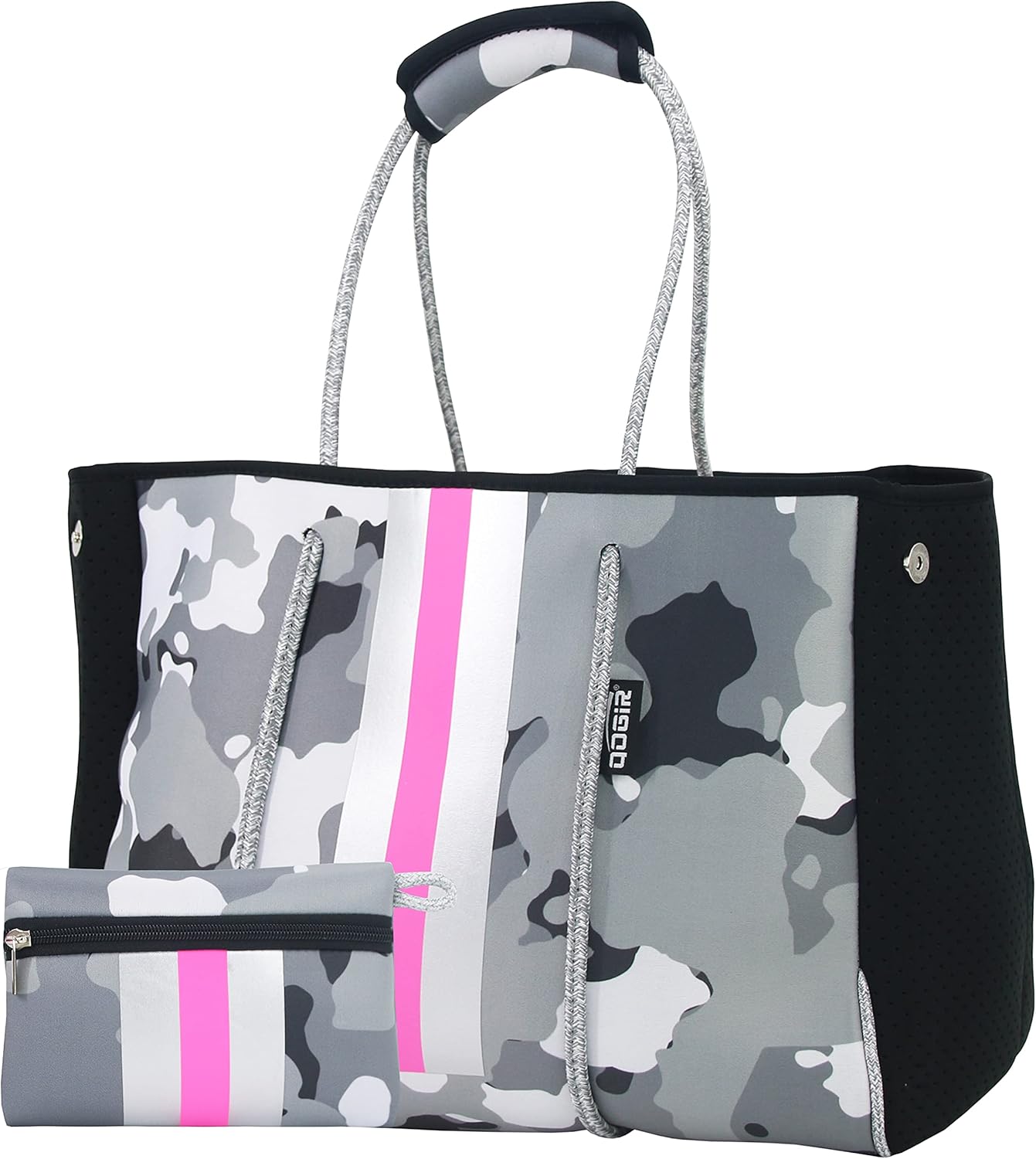 QOGiR Neoprene Multipurpose Beach Bag Tote with Inner Zipper Pocket \u2026 \u2026 \u2026 \u2026 - Image 26