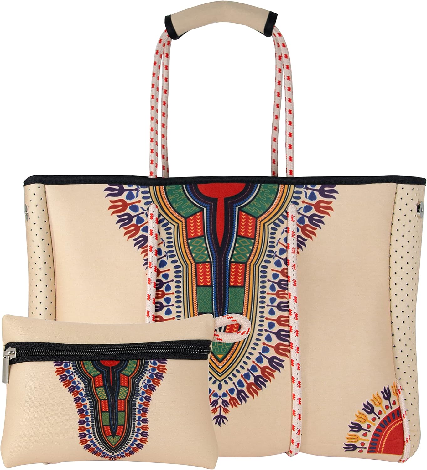 QOGiR Neoprene Multipurpose Beach Bag Tote with Inner Zipper Pocket \u2026 \u2026 \u2026 \u2026 - Image 31