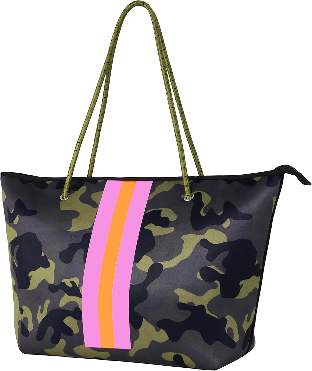 QOGiR Neoprene Multipurpose Beach Bag Tote with Inner Zipper Pocket \u2026 \u2026 \u2026 \u2026 - Image 9