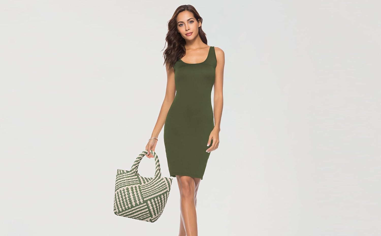 Queenoris Woven Bag for Women, Vegan Leather Tote Bag Large Summer Beach Travel Handbag and Purse Retro Handmade Shoulder Bag - Image 2