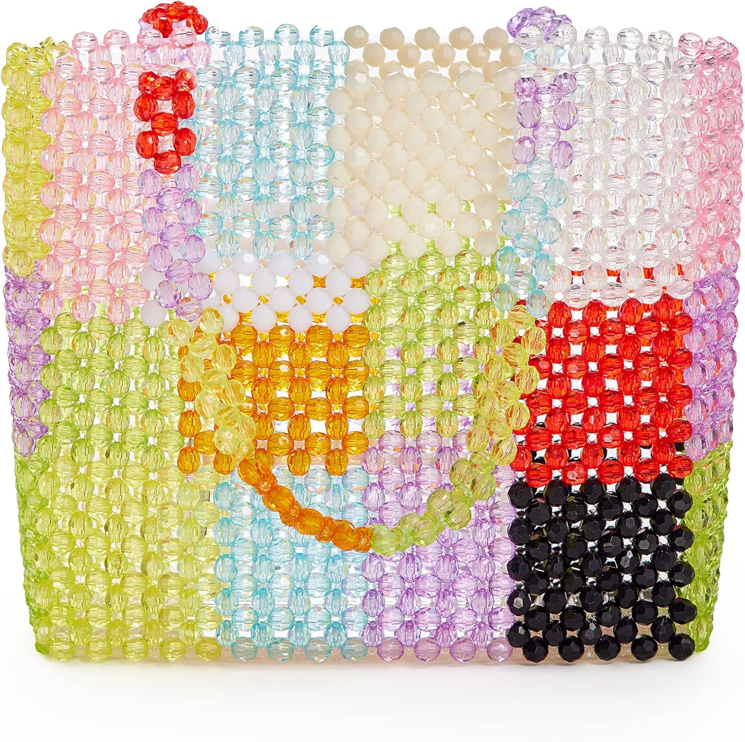 Rainbow Colorful Beaded Bag Handbags Tote Bags - Image 7