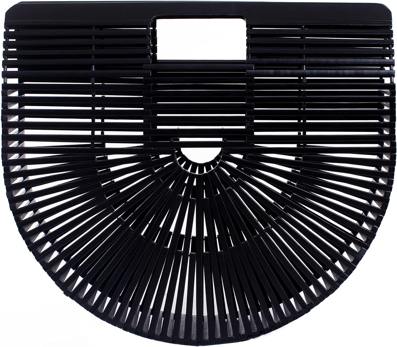 RULER TRUTH Women's Bamboo Handbag by Handmade Straw Bag,Tote Bamboo Purse Natural Basket Bag for Summer Beach\u2026 - Image 13