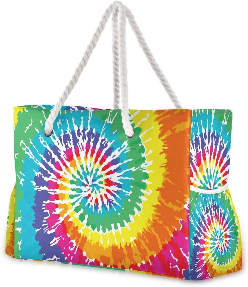 senya Large Beach Shoulder Bags Canvas Tote Water Resistant for Gym Travel Daily - Image 31