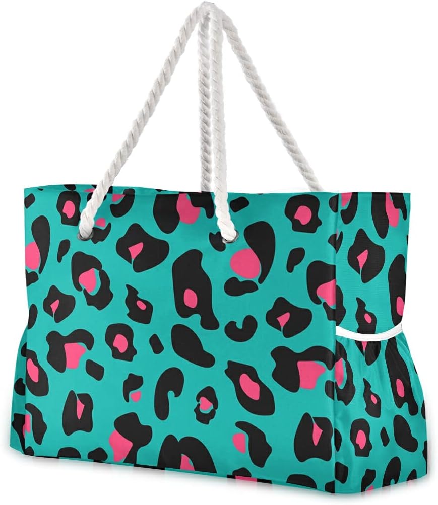 senya Large Beach Shoulder Bags Canvas Tote Water Resistant for Gym Travel Daily - Image 40