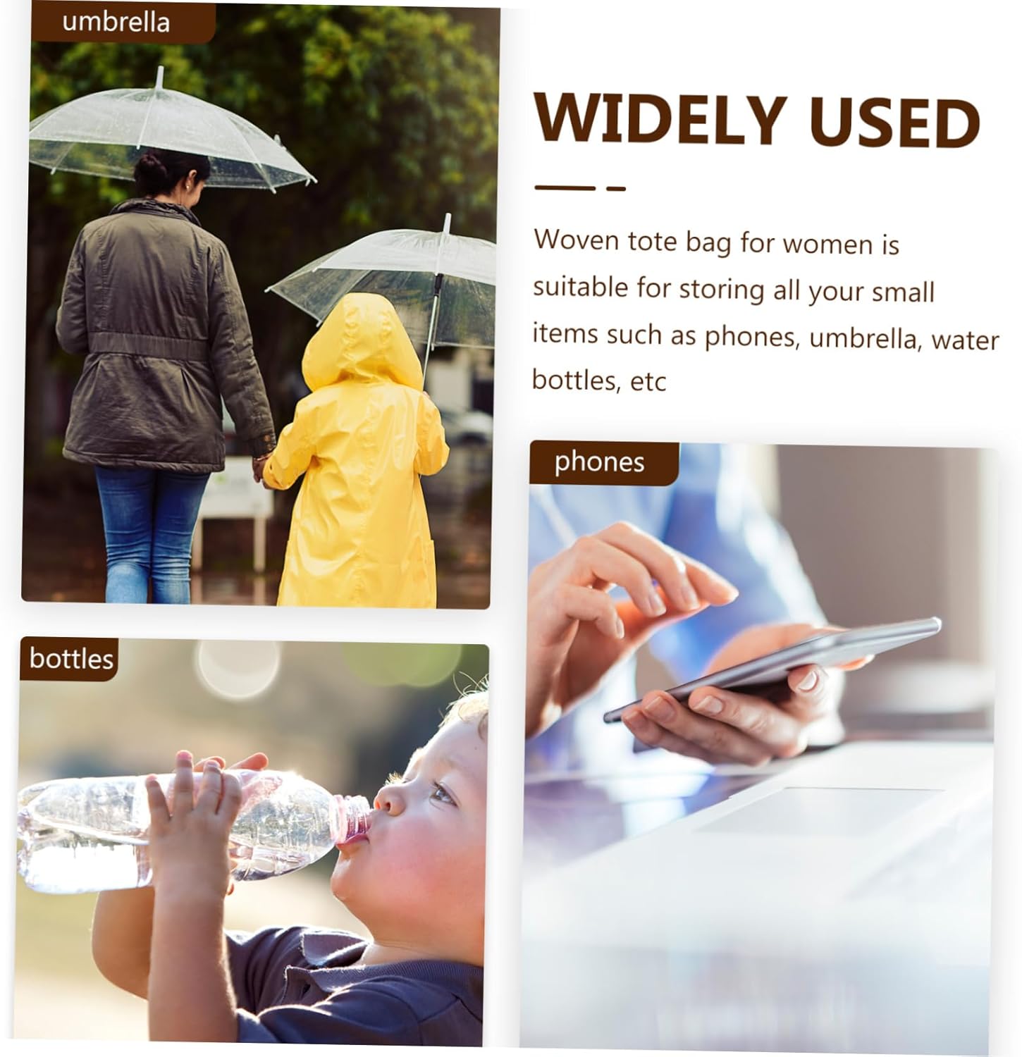 SOLUSTRE Hollow Woven Beach Handbag for Women Aesthetic Straw Tote Bag for Summer Seaside Casual Outings and Daily Use Lightweight and Versatile Storage - Image 7