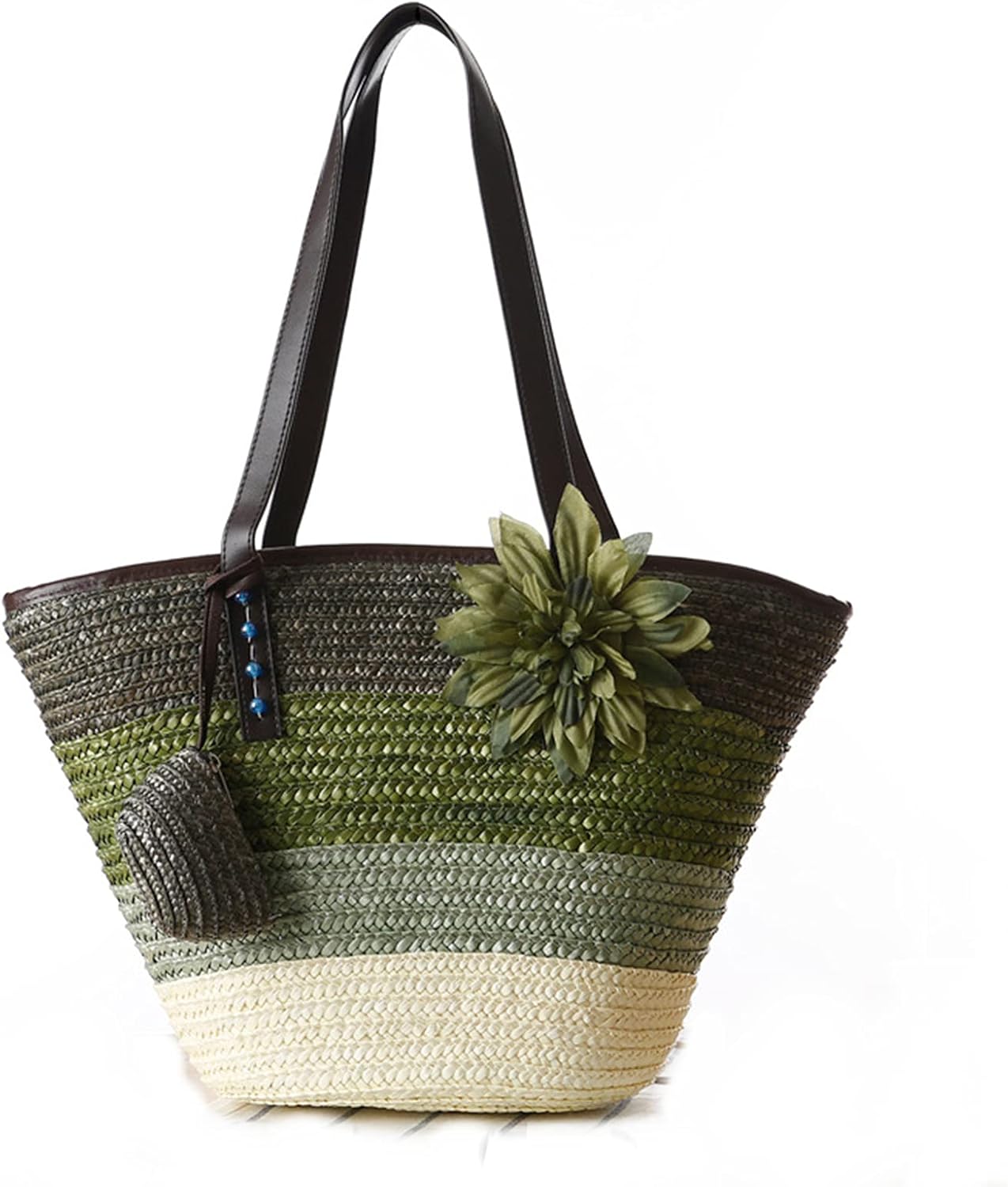 Straw Bag Beach Bags for Women - Straw Large Beach Tote Bag - Summer Handwoven Shoulder Bags for Beach. - Image 10