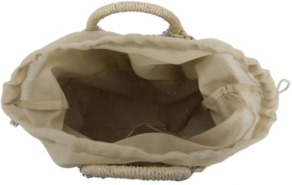 Straw Bag Womens Handbag Handwoven Large Straw Beach Tote Bag Vacation Summer Beach bag Straw Purse - Image 5