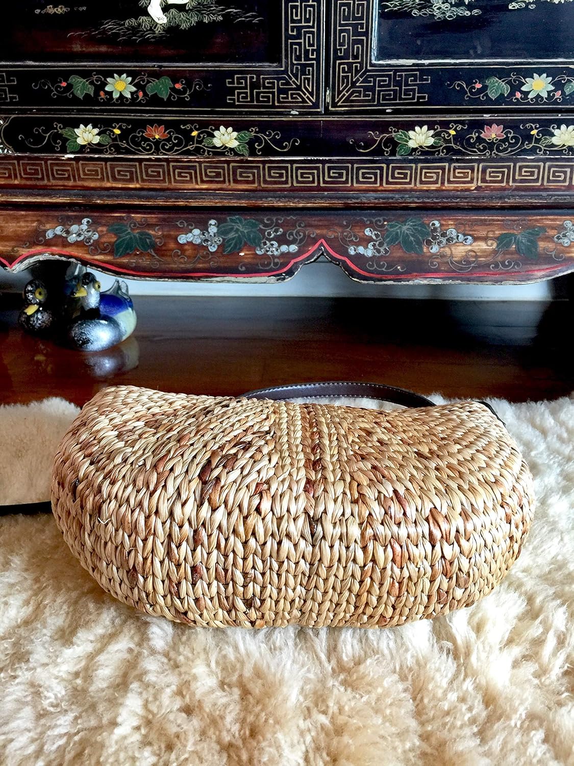 X Large Straw Bag, Crossbody Straw Bag, Straw Beach Bag,Handwoven Straw Tote Bag,Handwoven Straw Shoulder Bag Purse,Shoulder Straw Bag,Summer Straw Tote Bag - Image 3