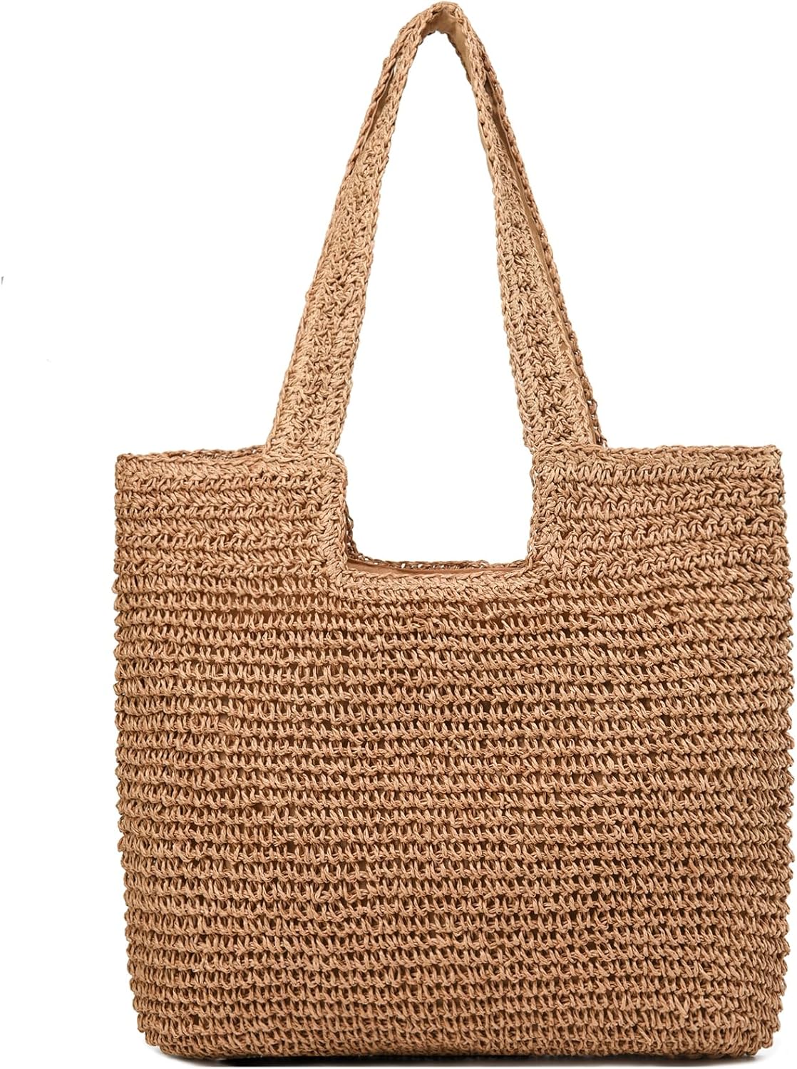 YAVCOOL Straw Beach Bags for Women Woven Beach Tote Bag Casual Boho Large Shoulder Handbags Purse for Vacation Holiday - Image 15